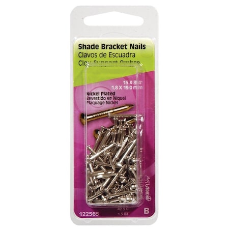 Hillman Common Nail, 3/4 in L, Steel, 6 PK 122565